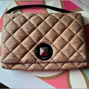 Beautiful Kate Spade ♠️ Quilted Cork shoulder bag w/ chain link strap
